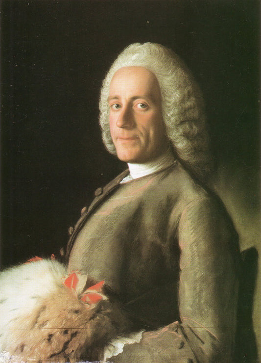 Ami-Jean de la Rive, vintage artwork by Jean-Étienne Liotard, 12x8" (A4) Poster