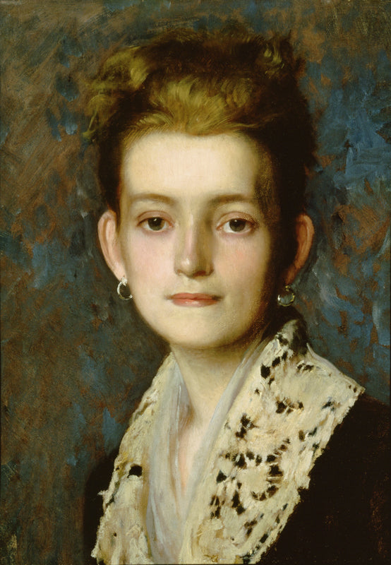 Miss Molly Duveneck, vintage artwork by Frank Duveneck, 12x8" (A4) Poster