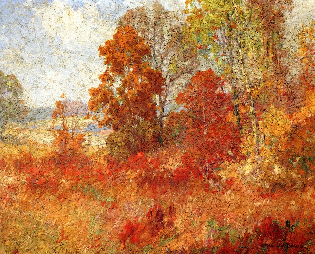 Mystic Fall by Maurice Braun,16x12(A3) Poster