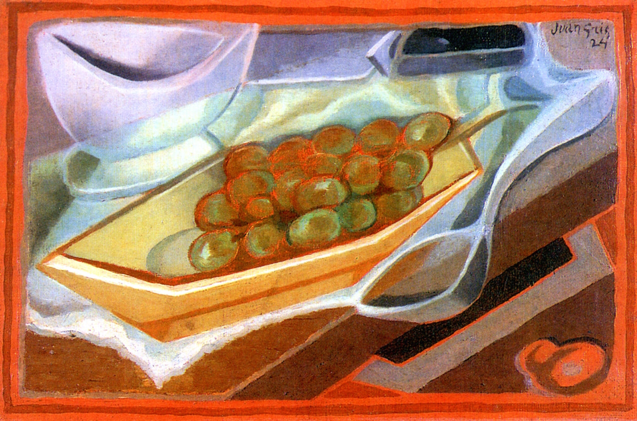 The Bunch of Grapes by Juan Gris,16x12(A3) Poster