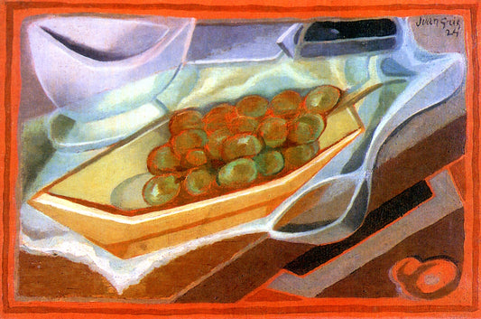 The Bunch of Grapes by Juan Gris,16x12(A3) Poster