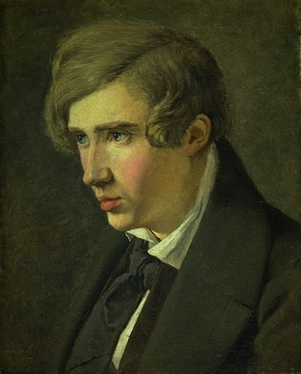 The Painter Thorald Læsǿe, vintage artwork by Johan Thomas Lundby e, A3 (16x12") Poster Print