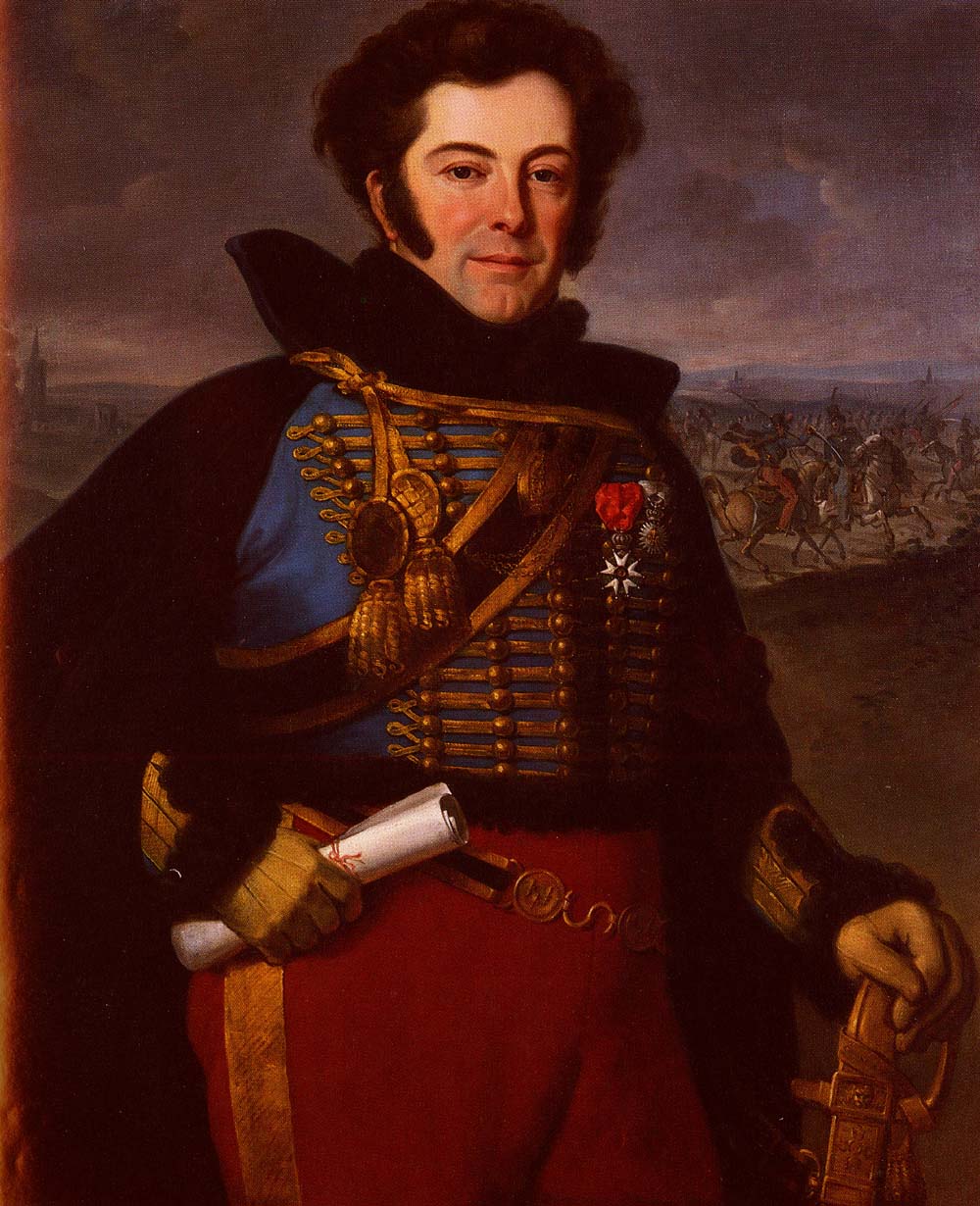 Portrait of Lieutenant Colonel, Comte De Thalouet by Horace Vernet ...