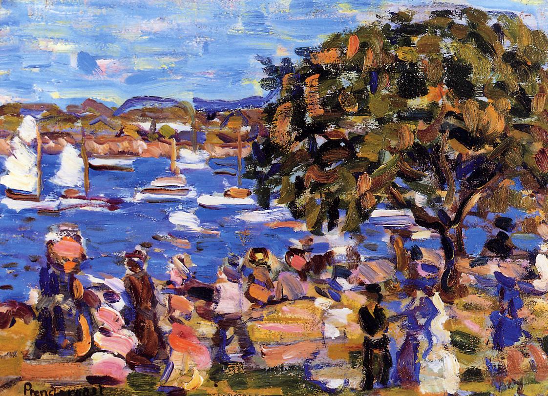 Buck's Harbor by Maurice Prendergast,A3(16x12")Poster
