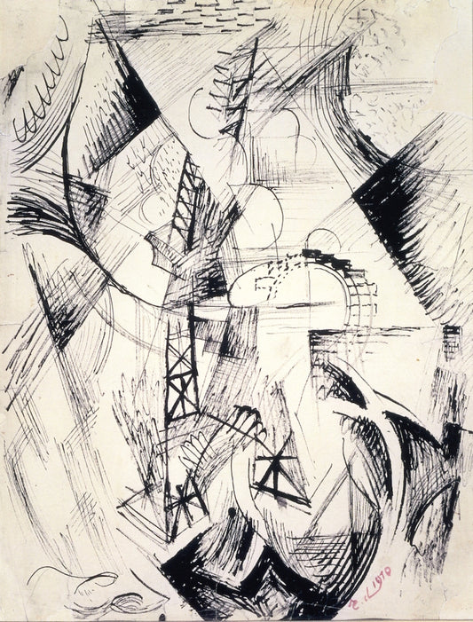 La Tour by Robert Delaunay,16x12(A3) Poster