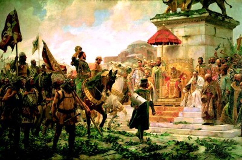  de Roger de Flor en Constantinopla by Jose Moreno Carbonero,A3(16x12")Poster