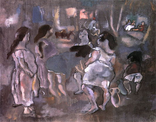 About Tunis, vintage artwork by Jules Pascin, 12x8" (A4) Poster
