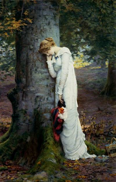 Love's Daydream, vintage artwork by Marcus Stone, 12x8" (A4) Poster