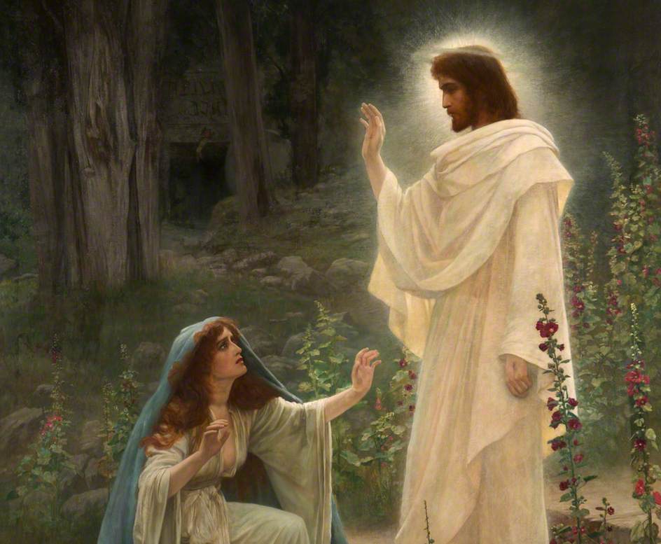 Rabboni, vintage artwork by Herbert Gustave Schmalz, 12x8" (A4) Poster