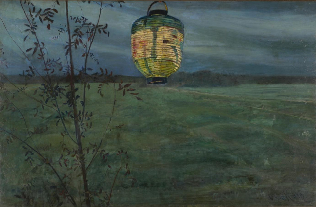 Chinese Lantern by Oda Krohg,A3(16x12")Poster