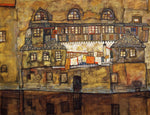 House on a River by Egon Schiele,16x12(A3) Poster