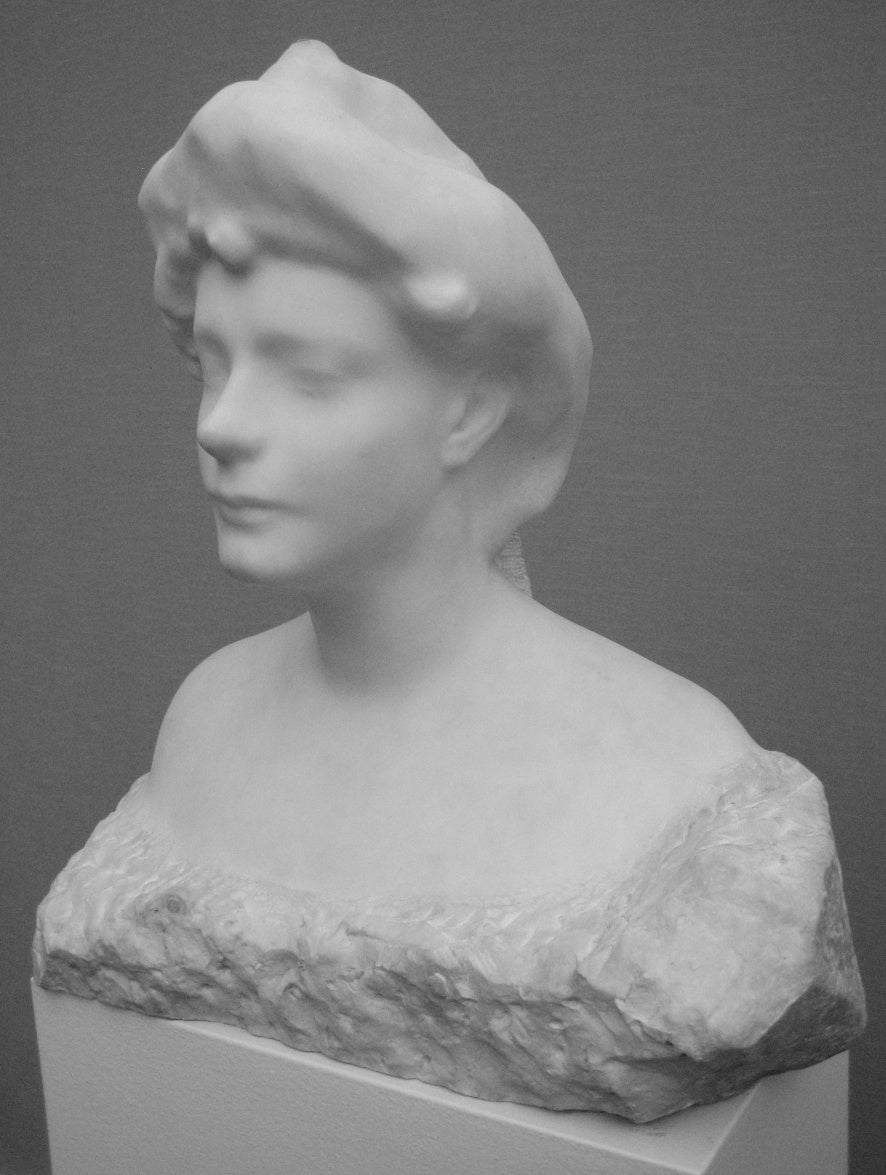 Bust of Helena von Nostitz, vintage artwork by Auguste Rodin, 12x8" (A4) Poster
