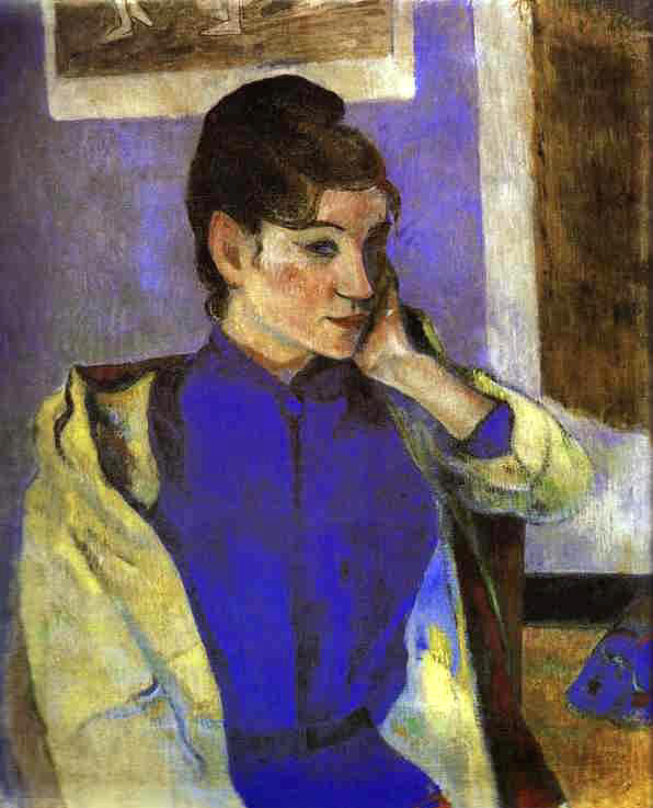 Femme à Saint-Briac by Emile Bernard,A3(16x12")Poster