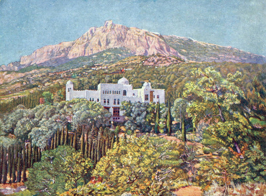 The Red Dawns Resorts, vintage artwork by Ilya Mashkov, 12x8" (A4) Poster
