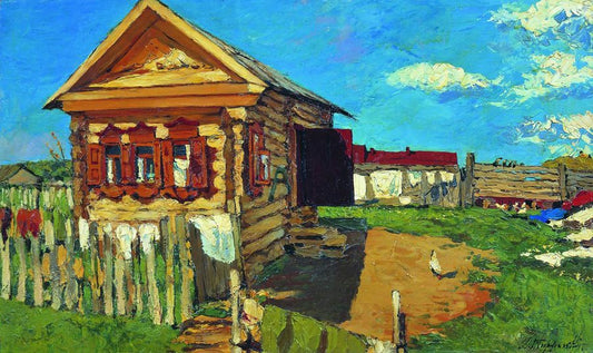Sunny Day, vintage artwork by Leonard Turzhansky, 12x8" (A4) Poster