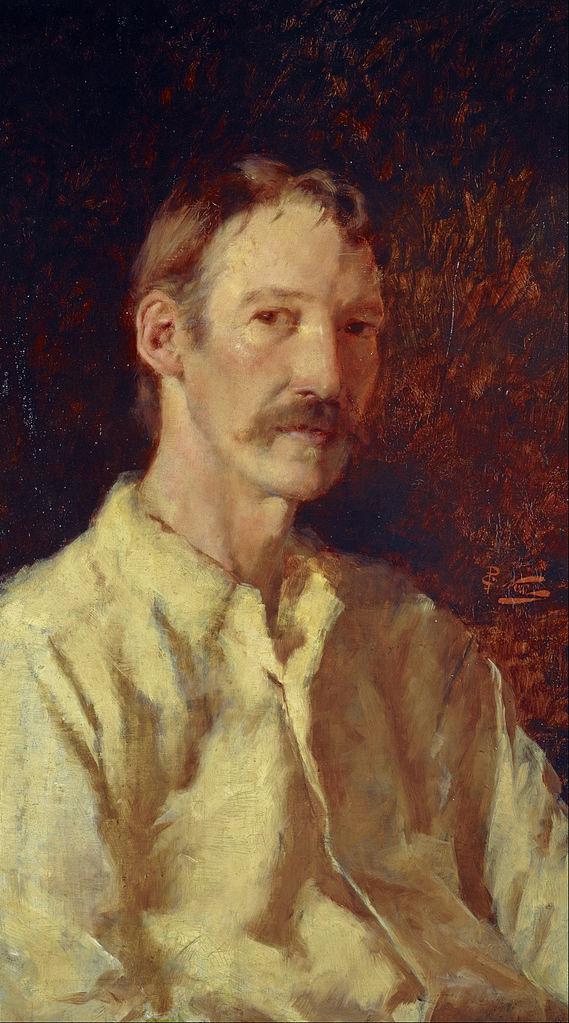 Robert Louis Stevenson by Girolamo Pieri Pecci Ballati Nerli,A3(16x12")Poster