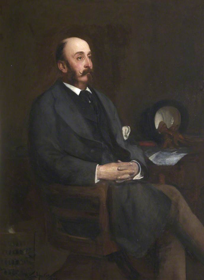 Right Honourable Charles Seale-Hayne, vintage artwork by Arthur Hacker, 12x8" (A4) Poster