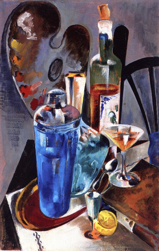 The Artist's Table by Preston Dickinson,16x12(A3) Poster