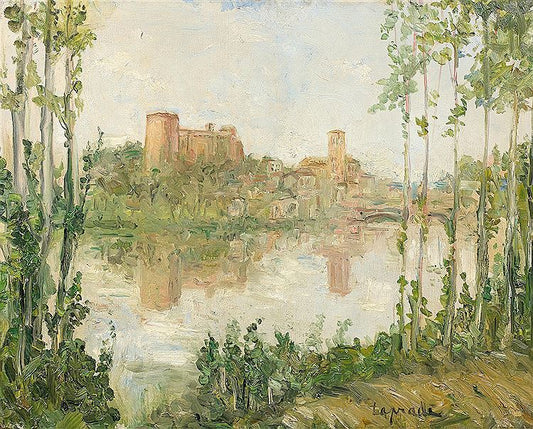 Chateau Clisson, vintage artwork by Pierre Laprade, 12x8" (A4) Poster
