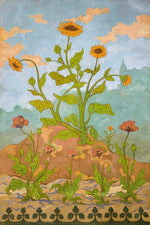 Sunflowers and poppies by Paul Ranson,A3(16x12")Poster