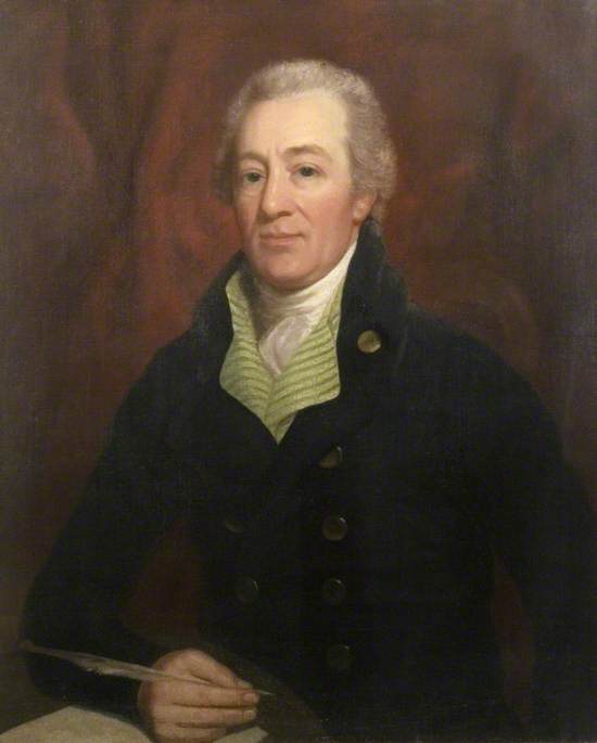 Robert Tindal of Coval Hall (1749–1833), vintage artwork by John Jackson, 12x8" (A4) Poster