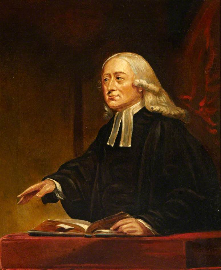John Wesley (1703–1791), vintage artwork by John Jackson, 12x8" (A4) Poster