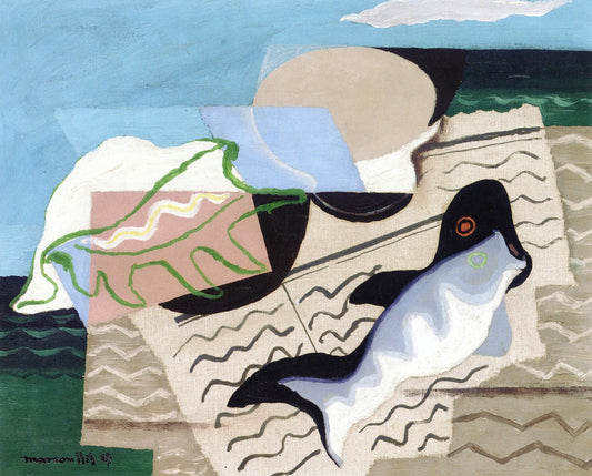 Blue Fish by Louis Marcoussis,16x12(A3) Poster
