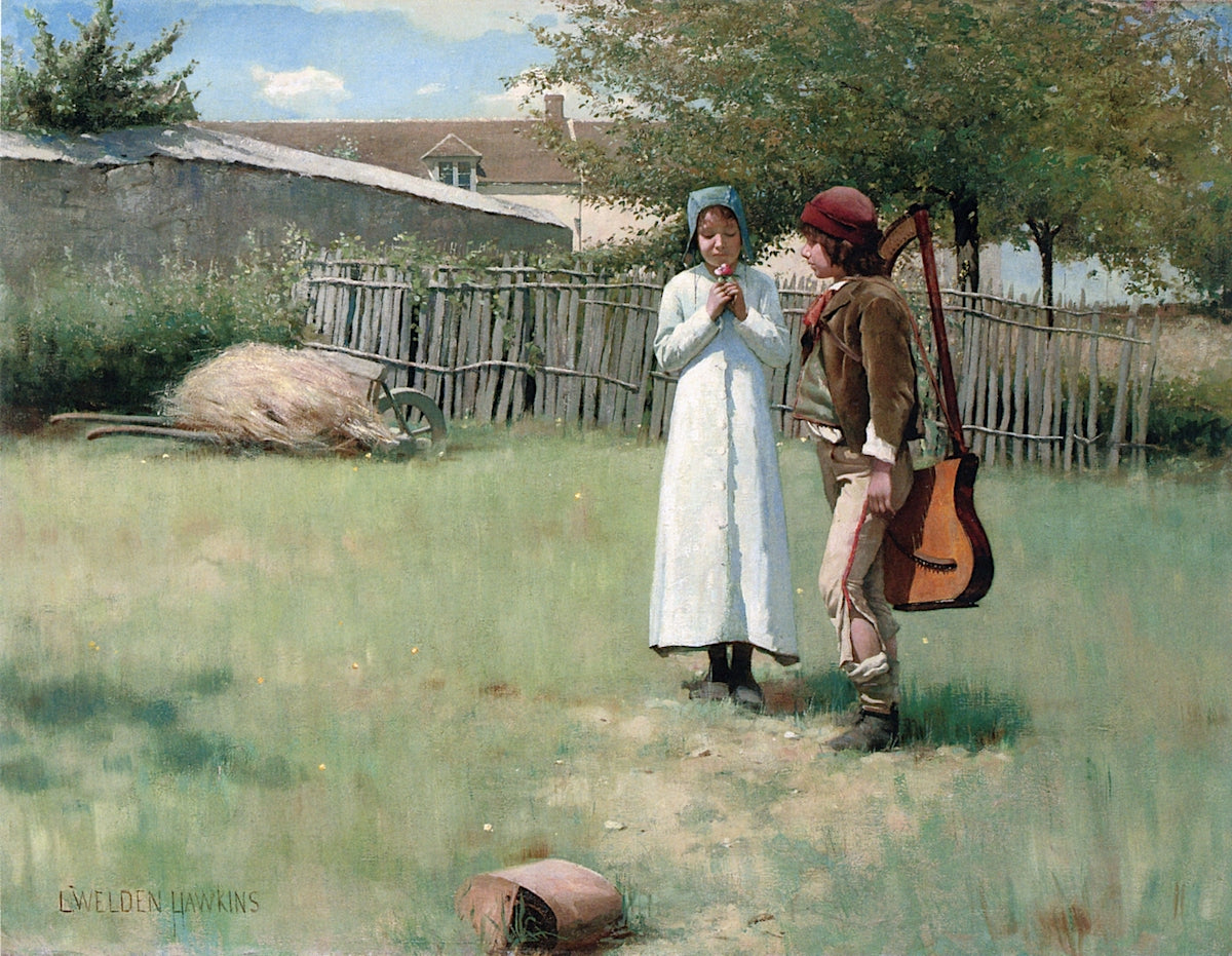 Les Preludes, vintage artwork by Louis Welden Hawkins, 12x8" (A4) Poster
