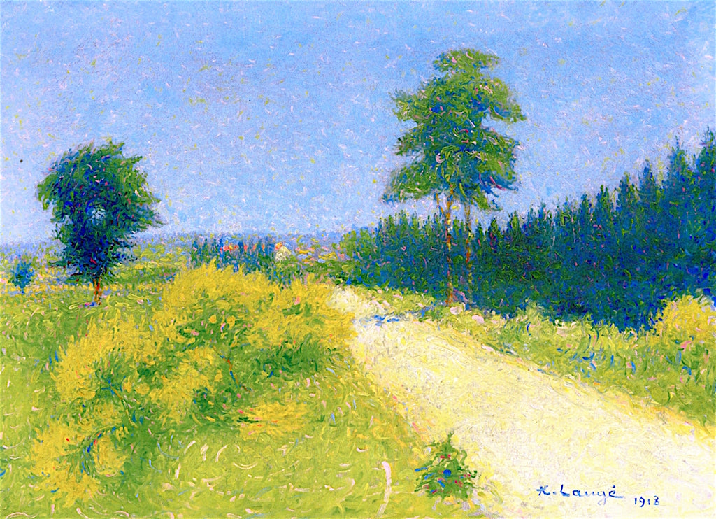 La route de Belize ves le relais by Achille Lauge,A3(16x12")Poster