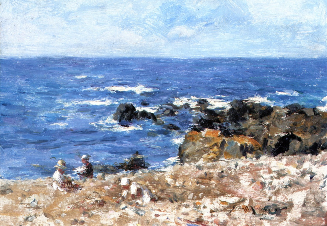 The Pans, Machrihanish, vintage artwork by Robert Gemmell Hutchison R.S.A. R.S.W., 12x8" (A4) Poster