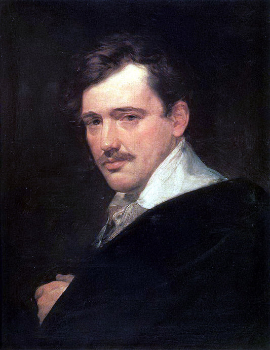 Portrait of A. N. Lvov, vintage artwork by Karl Pavlovich Brulloff, A3 (16x12") Poster Print