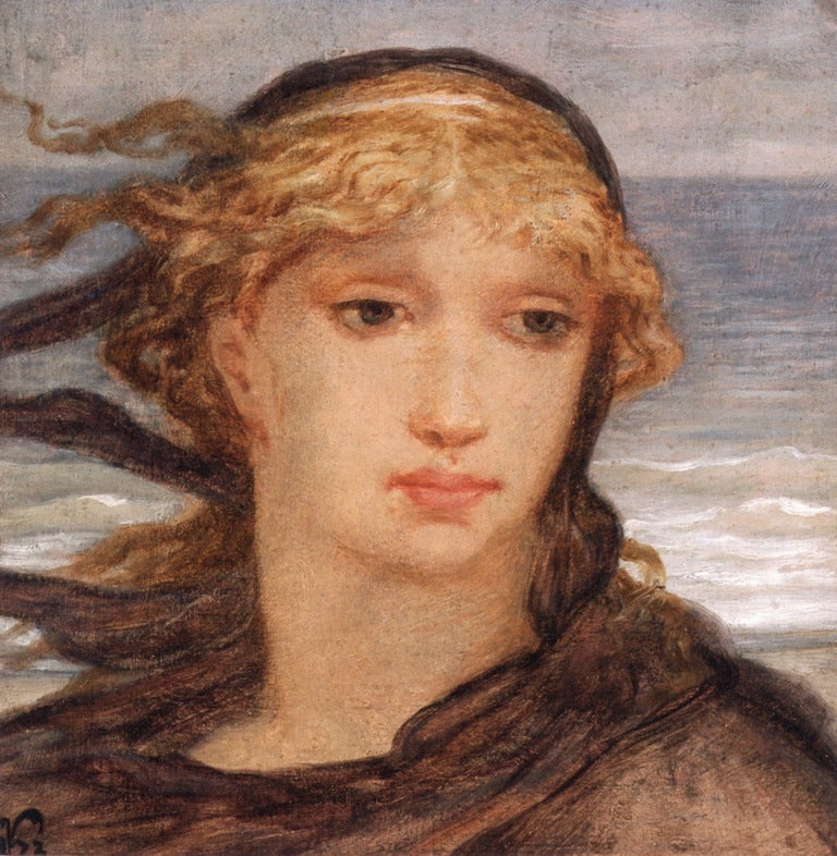 Roman Woman, vintage artwork by Elihu Vedder, 12x8" (A4) Poster