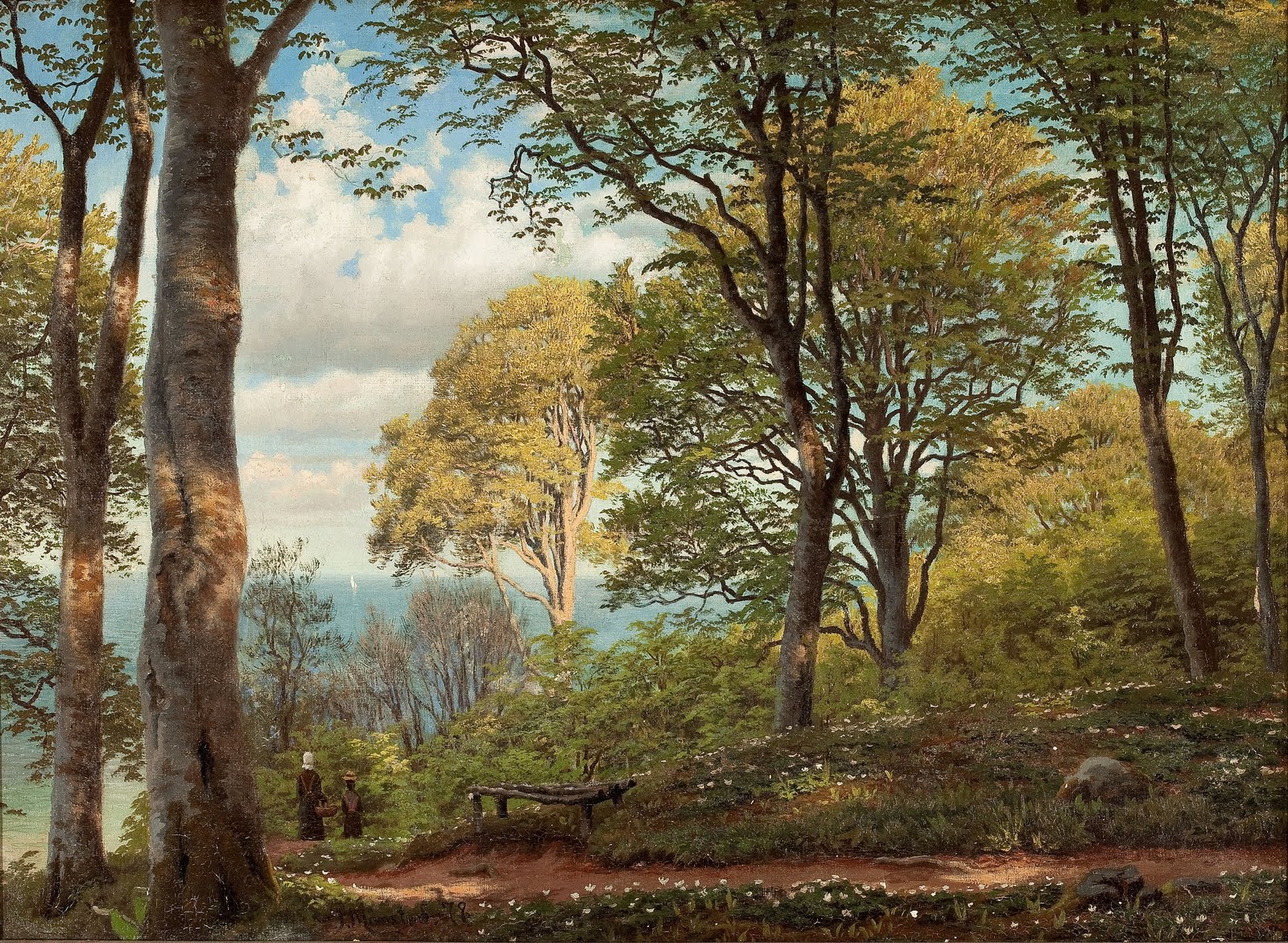 Road to New Battle, vintage artwork by Peder Mork Mønsted, 12x8" (A4) Poster