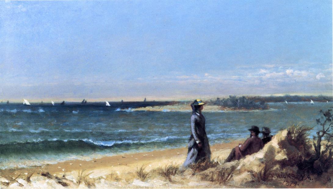 Great Egg Harbor, vintage artwork by Thomas Hicks, 12x8" (A4) Poster