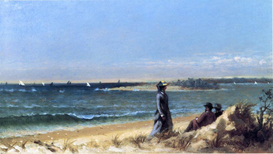 Great Egg Harbor, vintage artwork by Thomas Hicks, 12x8" (A4) Poster