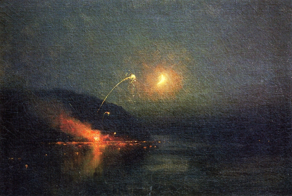 Fireworks across the Potomac by James Henry Moser,A3(16x12")Poster