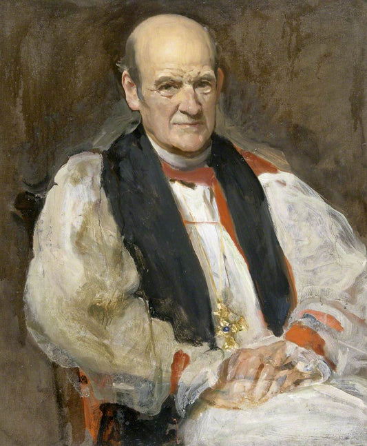 Alfred George Edwards (1848–1937), Archbishop of Wales, vintage artwork by Solomon Joseph Solomon, 12x8" (A4) Poster