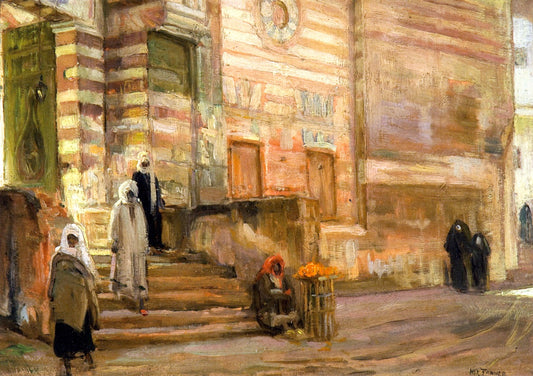 A Mosque in Cairo by Henry Ossawa Tanner,A3(16x12")Poster