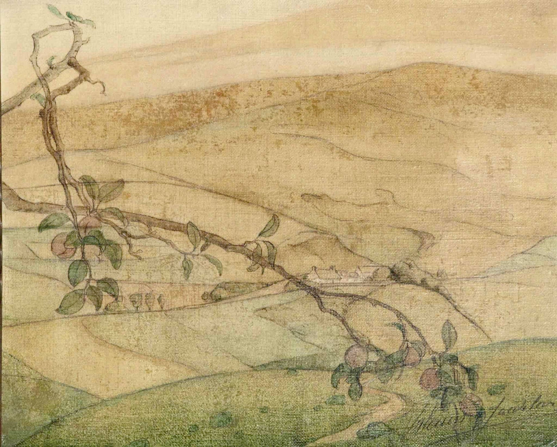 A Valley in Wales by Valerius de Saedeleer,A3(16x12")Poster