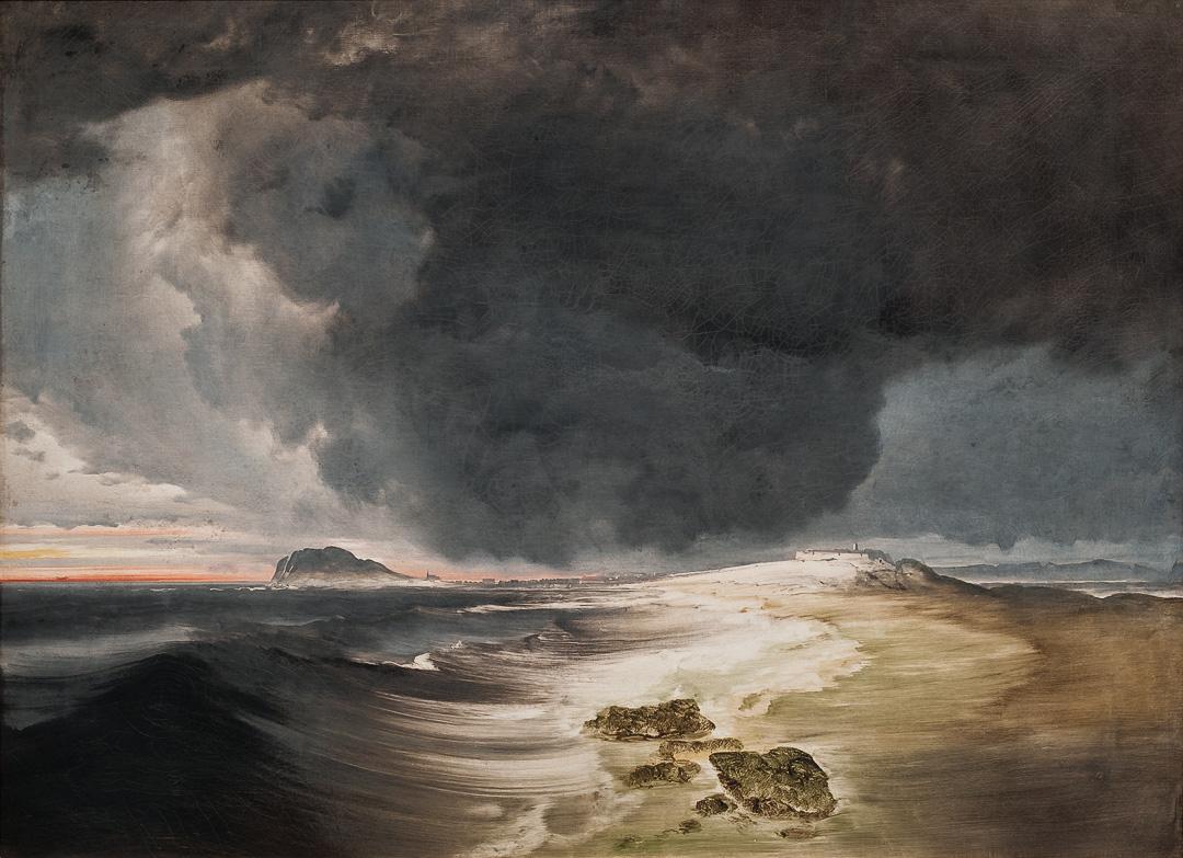 Vardøhus Fortress, vintage artwork by Peder Balke, A3 (16x12") Poster Print