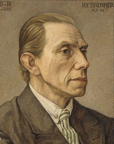 Portrait of H.P. Bremmer by Bertha van Hasselt,16x12(A3) Poster