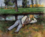 Boy Resting, vintage artwork by Paul Cezanne, 12x8" (A4) Poster