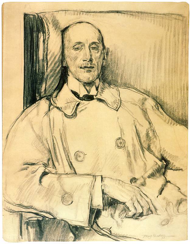Portrait of Karol Rostworowski by Jozef Mehoffer,A3(16x12")Poster