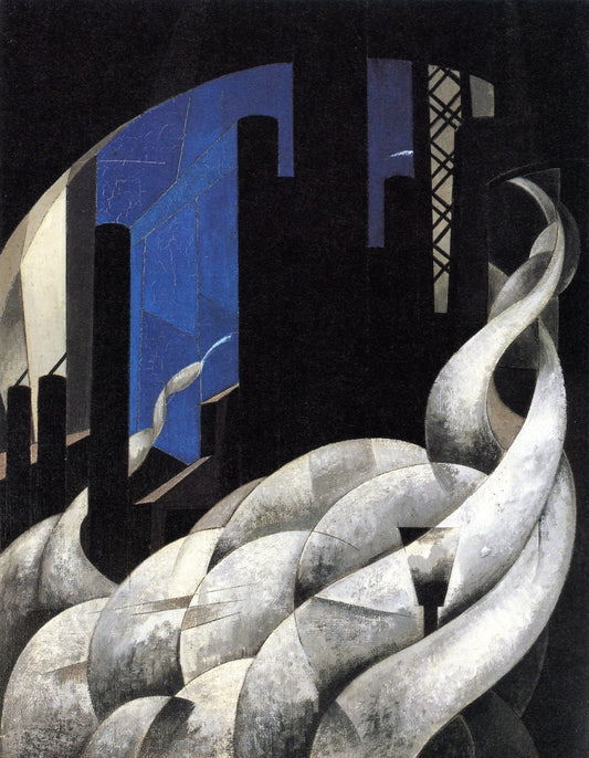 Incense of a New Church, vintage artwork by Charles Demuth, 12x8" (A4) Poster