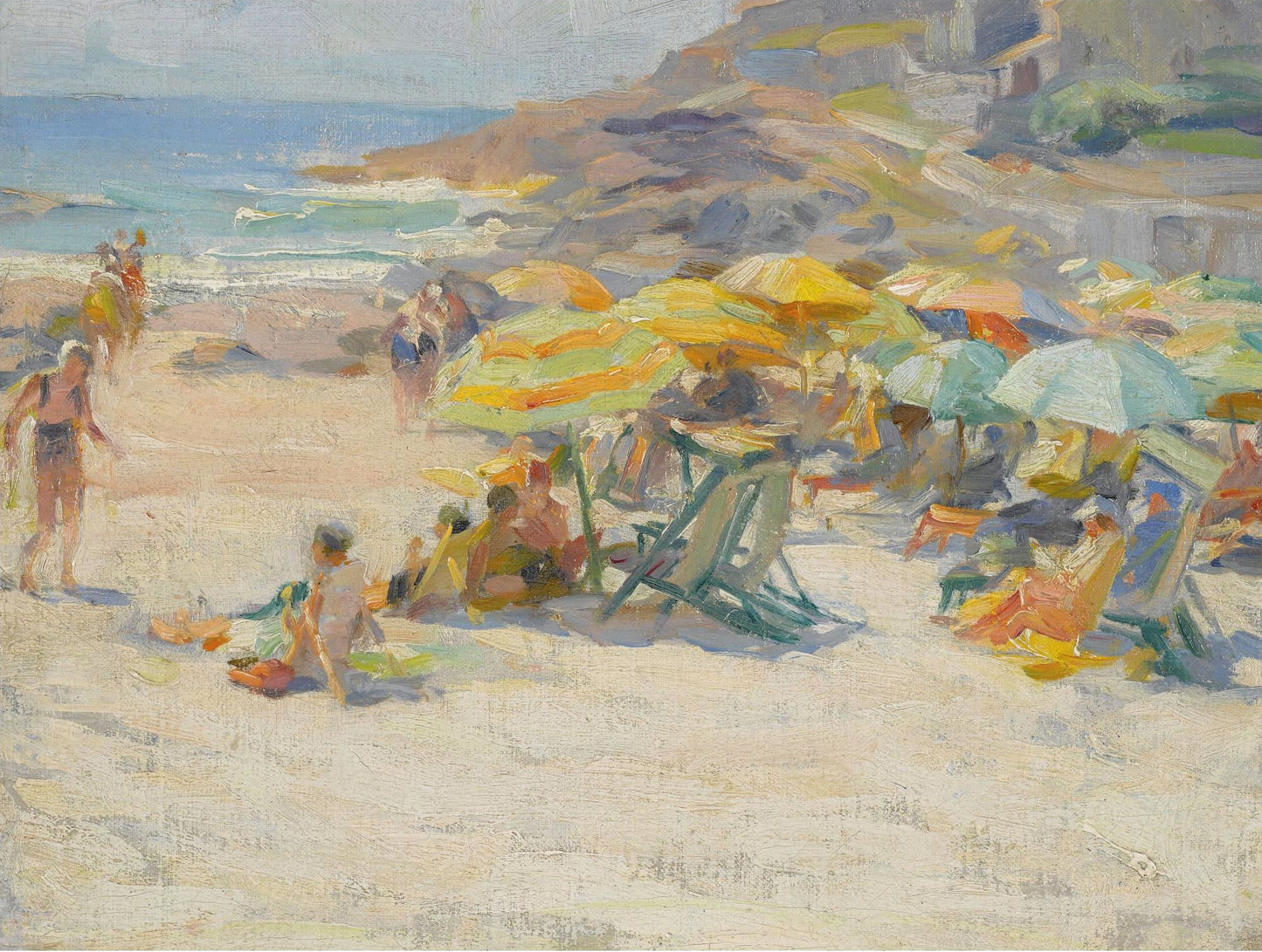 Perkins Cove by Mabel May Woodward,16x12(A3) Poster
