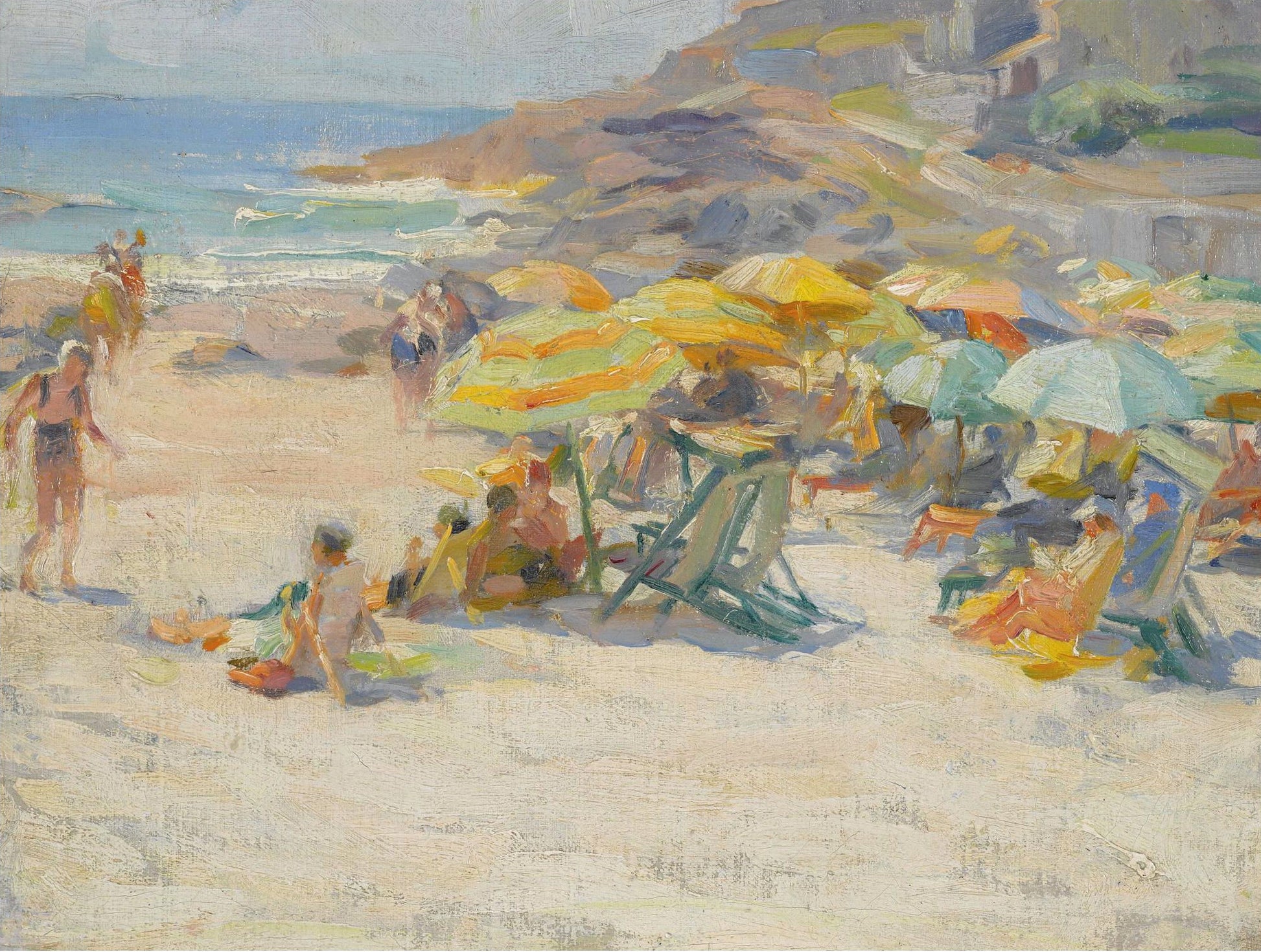 Perkins Cove by Mabel May Woodward,16x12(A3) Poster
