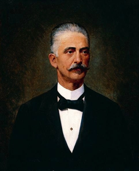 Pedro Gonçalves Dente, vintage artwork by Jose Ferraz de Almeida Junior, 12x8" (A4) Poster
