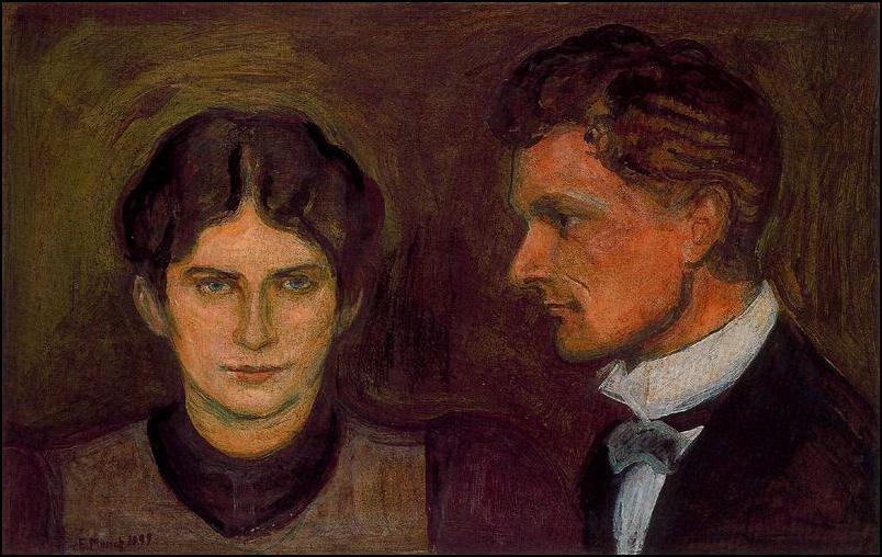Aase and Harald Norregaard by Edvard Munch,A3(16x12")Poster