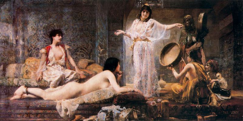 The Harem Dance by Paul-Alexandre-Alfred Leroy,A3(16x12")Poster