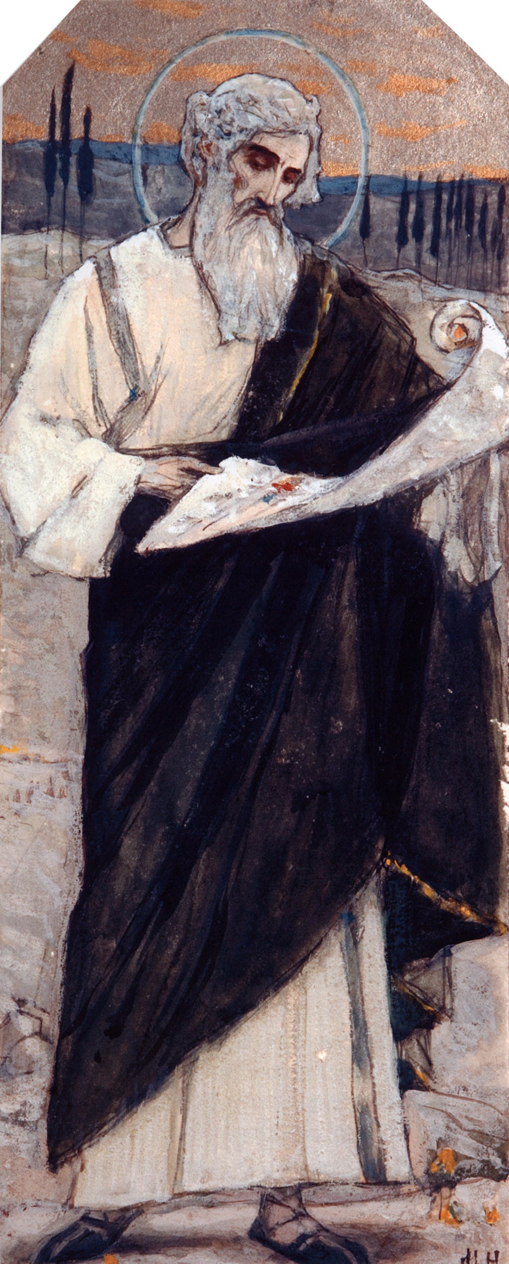 Arseny the Great by Mikhail Vasilevich Nesterov,A3(16x12")Poster
